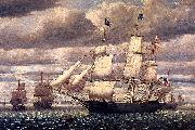 Fitz Hugh Lane Clipper Ship Southern Cross Leaving Boston Harbor Germany oil painting artist